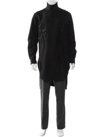 Pre-owned Y-3 Wool Parka In Black