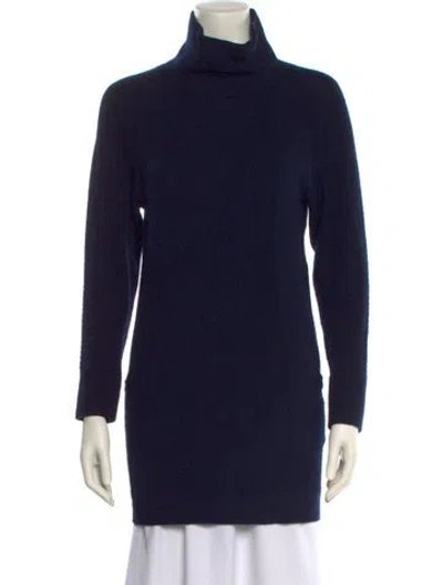 Pre-owned Y-3 Wool Turtleneck Sweater In Black