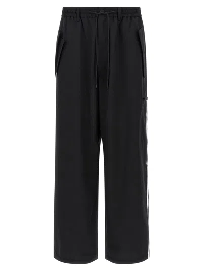 Y-3 Wool-blend Trousers In Black