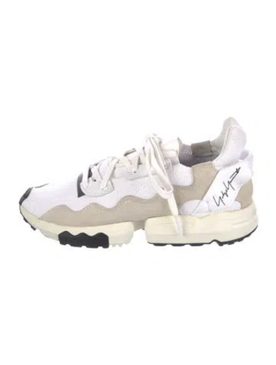 Pre-owned Y-3 X Adidas Colorblock Pattern Athletic Sneakers In White
