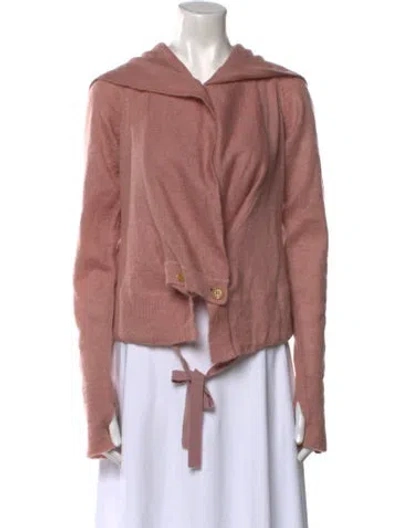 Pre-owned Y-3 X Adidas Cowl Neck Sweater In Pink