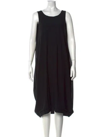 Pre-owned Y-3 X Adidas Crew Neck Long Dress In Black
