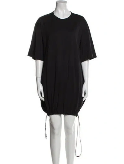 Pre-owned Y-3 X Adidas Crew Neck Mini Dress In Black