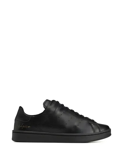Y-3 X Adidas Diagonal Stan Smith Sneakers In Black