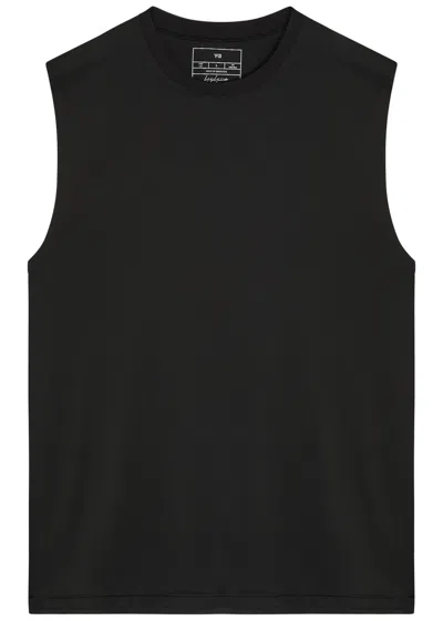 Y-3 X Adidas Jersey Running Tank In Black