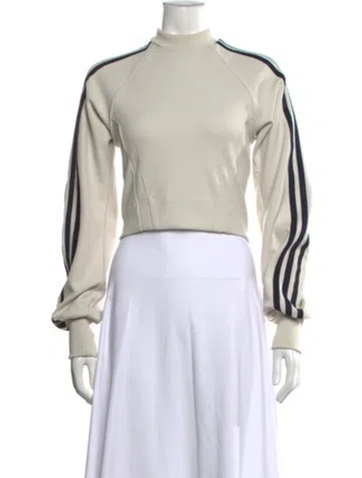 Pre-owned Y-3 X Adidas Mock Neck Long Sleeve Top In Neutral