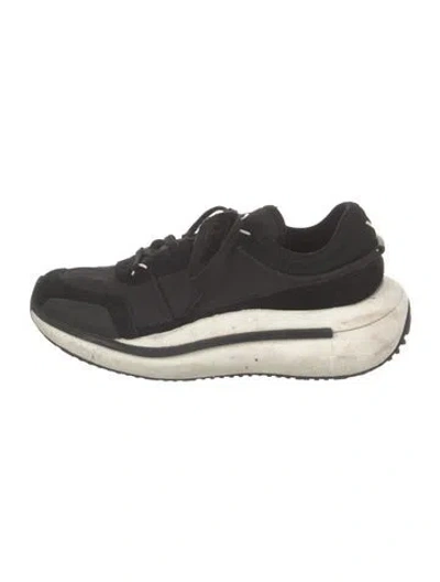 Pre-owned Y-3 X Adidas Nylon Athletic Sneakers In Black