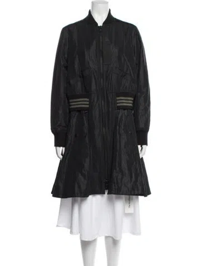 Pre-owned Y-3 X Adidas Nylon Coat In Gray