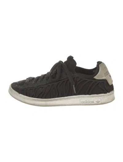 Pre-owned Y-3 X Adidas Nylon Sneakers In Black