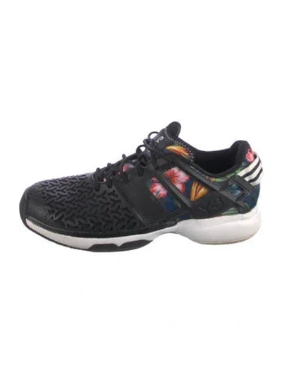 Pre-owned Y-3 X Adidas Printed Athletic Sneakers In Black
