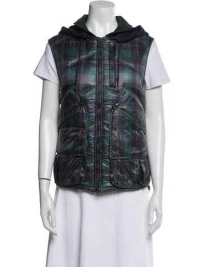 Pre-owned Y-3 X Adidas Printed Vest In Green