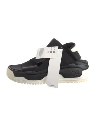 Pre-owned Y-3 X Adidas Slingback Sandals In Black