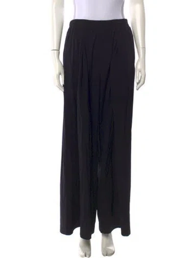 Pre-owned Y-3 X Adidas Wide Leg Pants In Black