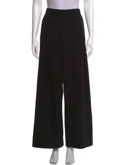 Pre-owned Y-3 X Adidas Wide Leg Pants In Black