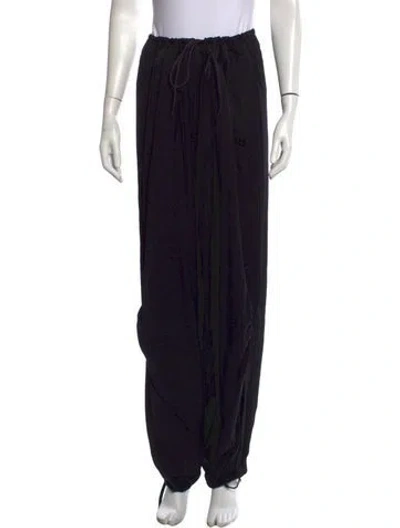 Pre-owned Y-3 X Adidas Wide Leg Pants In Black