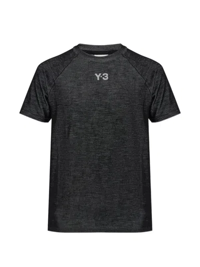 Y-3 X Amg Pretronas Mercedes Logo-print T-shirt In Black