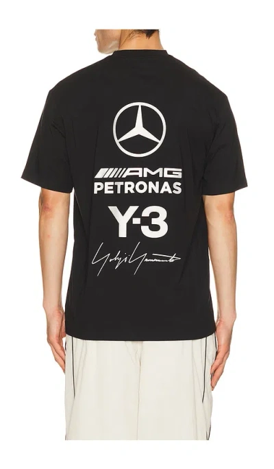 Y-3 X F1 Logo Tee In Black