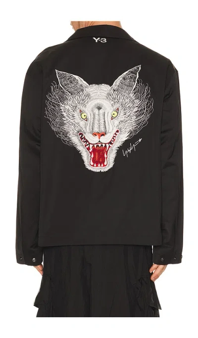 Y-3 X F1 Wolf Jacket In Black