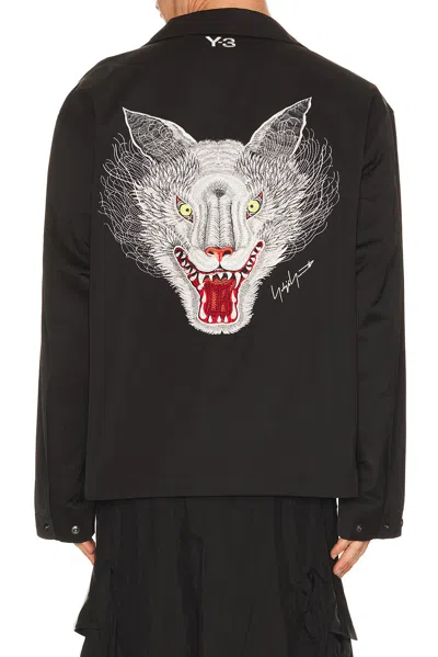 Y-3 X F1 Wolf Jacket In Black
