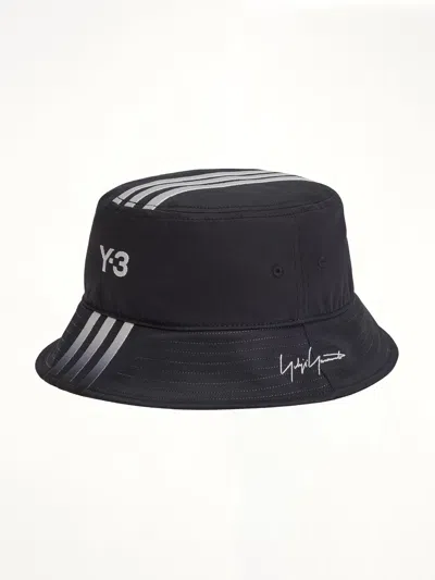 Y-3 X Mercedes Bucket Hat In Black