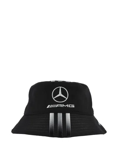 Y-3 X Mercedes Logo Bucket Hat In Black