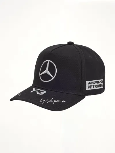 Y-3 X Mercedes Race Cap In Black