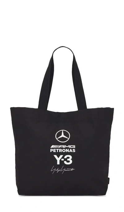 Y-3 X Mercedes Tote In Black