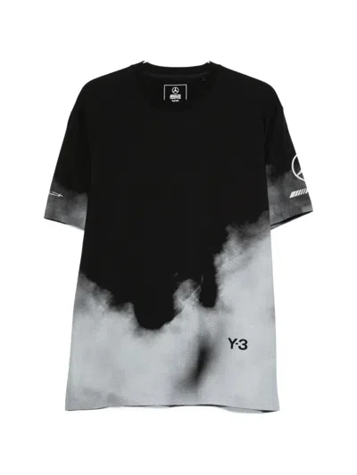 Y-3 X Mercedes-amg Petronas F1 Logo-detail T-shirt In Black