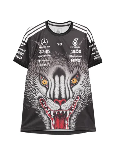 Y-3 X Mercedes-amg Petronas F1 Round-neck T-shirt In Multi