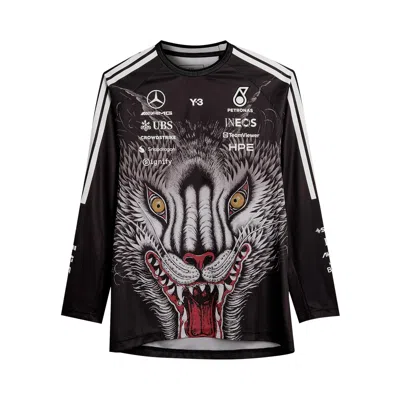 Pre-owned Y-3 X Mercedes-amg Petronas F1 Team Long-sleeve Jersey 'black' | Men's Size Xl