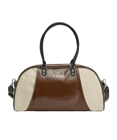 Y-3 X Wales Bonner Bowling Bag In Brown