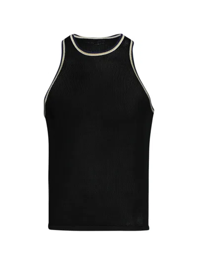 Y-3 X Wales Bonner Knit Tank Top In Black