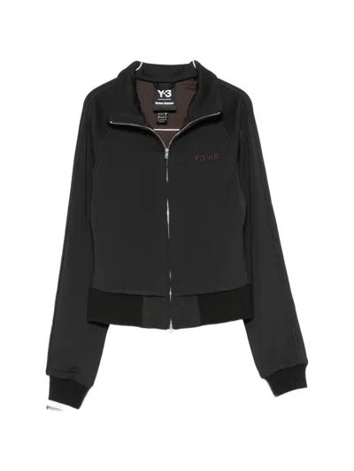 Y-3 X Wales Bonner Logo-embroidered Jacket In Black