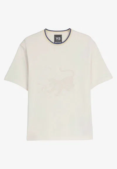 Y-3 X Wales Bonner Long-sleeved T-shirt In White