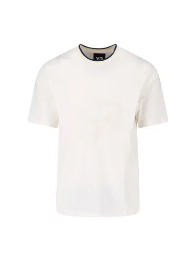 Y-3 X Wales Bonner Printed T-shirt In Neutral