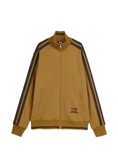 Y-3 X Wales Bonner  Side-stripe Sweatshirt In Brown