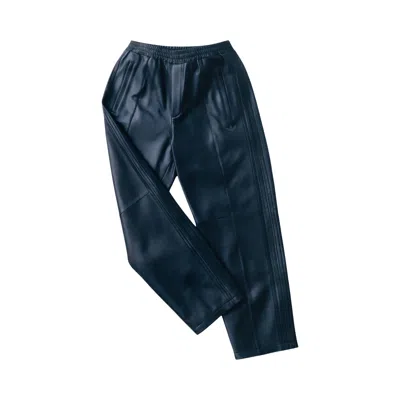 Pre-owned Y-3 Y 3 A-type Leather Track Pant 'black' | Men's Size L
