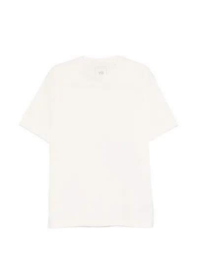 Y-3 Y 3 Logo Cotton T Shirt In Neutral