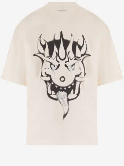 Y-3 Y 3 Cotton T Shirt With Logo In White