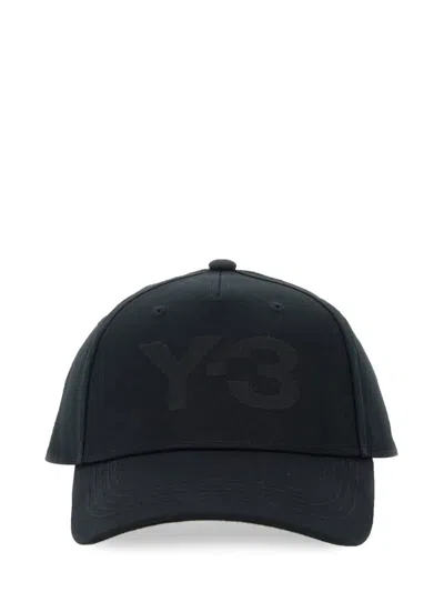 Y-3 Y - 3 Hat With Logo In Black