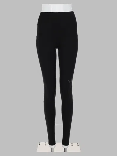Y-3 High-waist Performance Leggings In Black