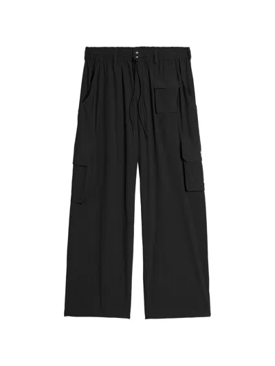 Y-3 Y 3 Wide Leg Trousers In Black
