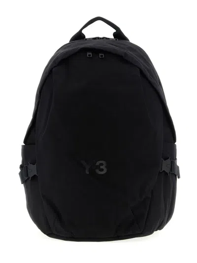 Y-3 Y - 3 Zaino Con Logo In Black