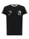 Y-3 Graphic Cotton Short-sleeve T-shirt In Black