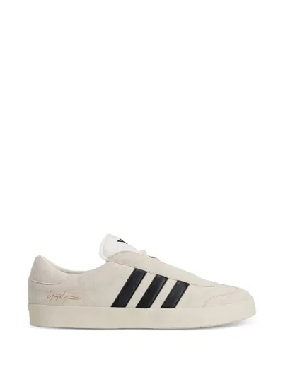Y-3 Gazelle Suede Sneakers In White
