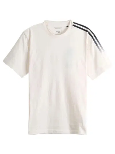 Y-3 Gradient Stripes T-shirt In White
