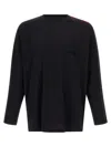Y-3 Gradient 3 Stripe Ls T-shirt In Black