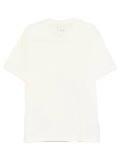 Y-3 Regular Short Sleeve T-shirt In White