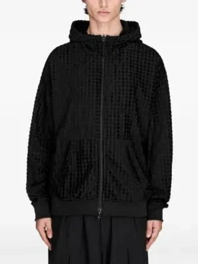 Y-3 Reversible Hooded Tracksuit Jacket In Black