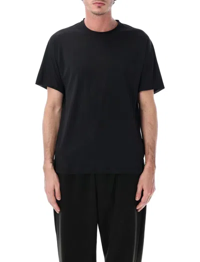 Y-3 Running Short Sleeve Performance Tee In Black